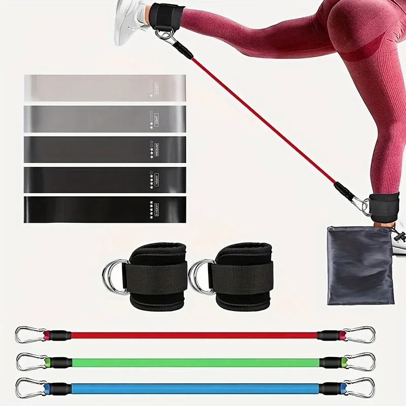 Home Gym Resistance Bands Set for Legs and Hips