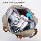 Nylon Travel Gym Bag Portable Fitness Duffle Bag