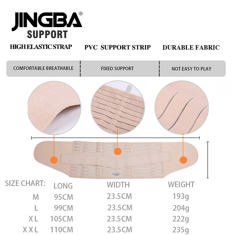 JINGBA SUPPORT Waist Trainer Body Shaper for Men and Women