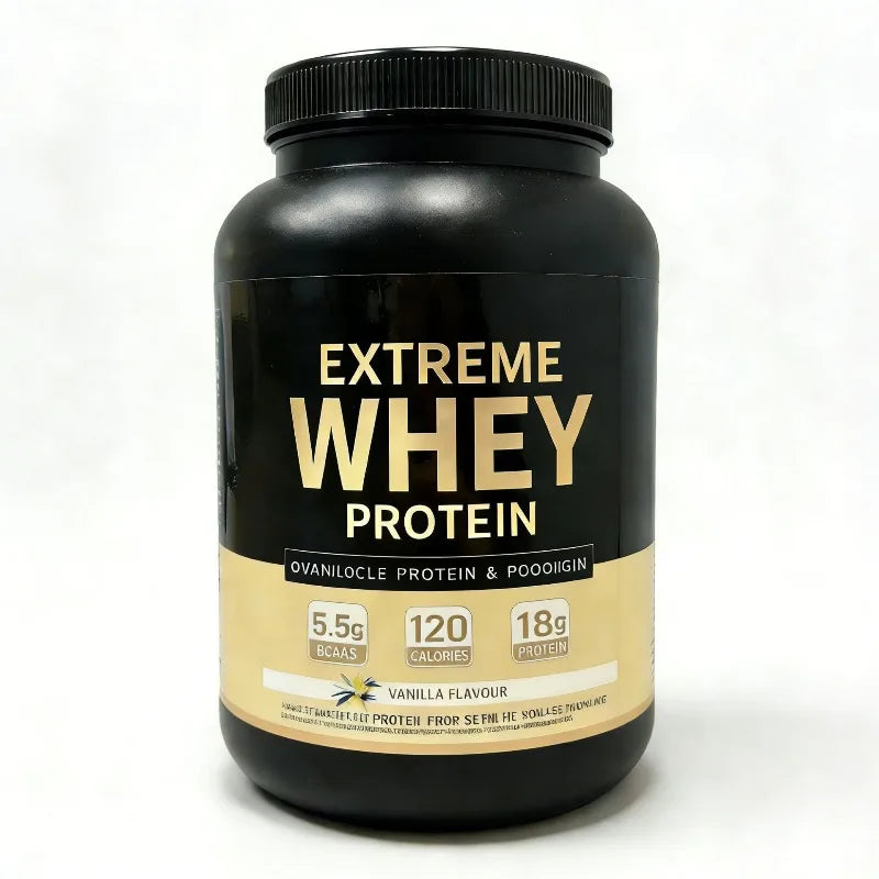 Whey Protein Powder Vanilla Flavor for Muscle Growth