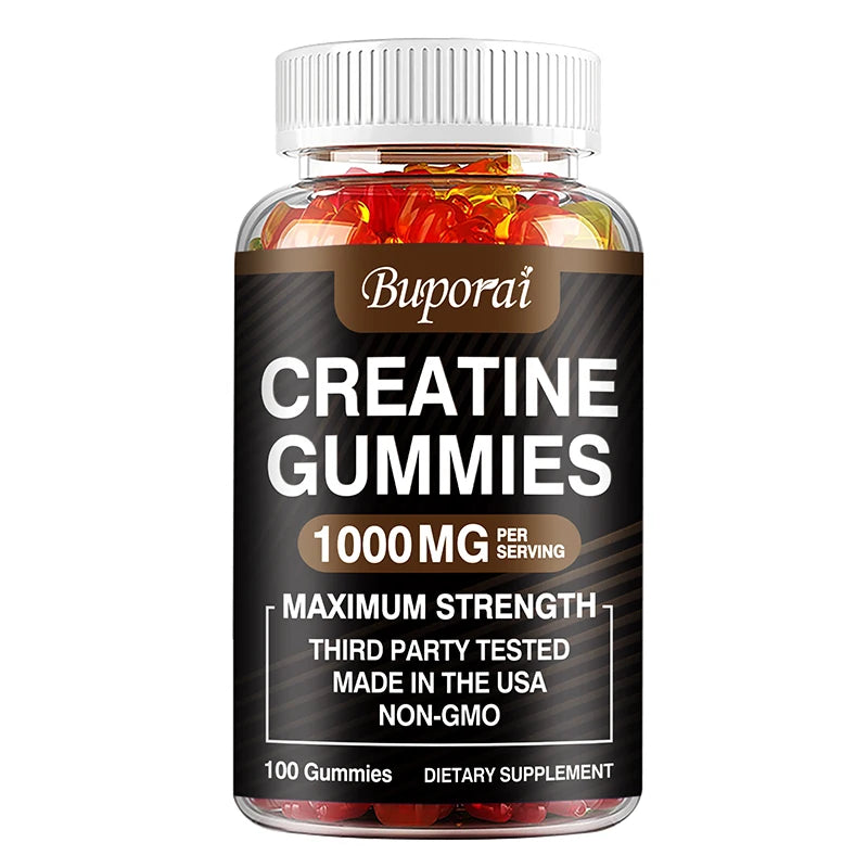 Creatine Monohydrate Gummies 60pcs for Muscle Growth