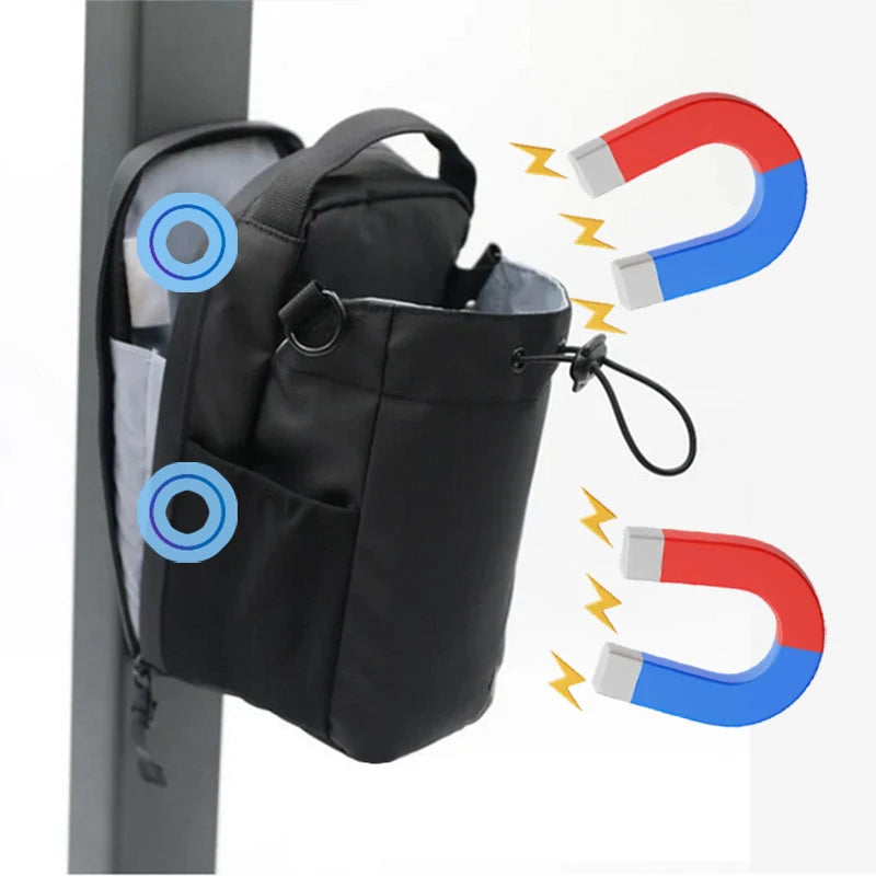Large Capacity Magnetic Gym Bag With Phone Pocket