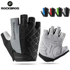 ROCKBROS Fingerless Cycling Gloves Microfiber Half Finger