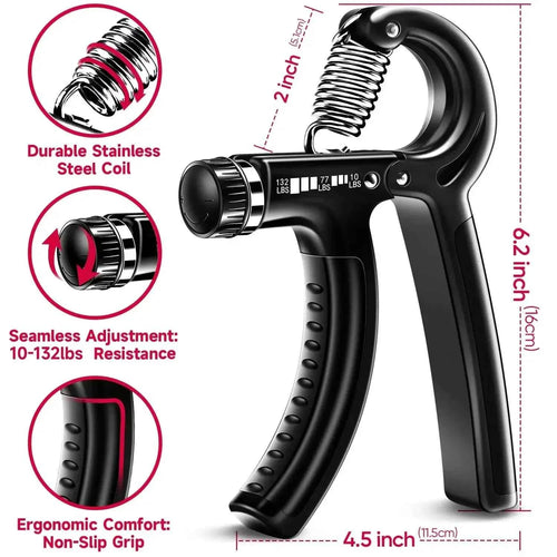 Adjustable Hand Gripper 5-60Kg for Strength Training