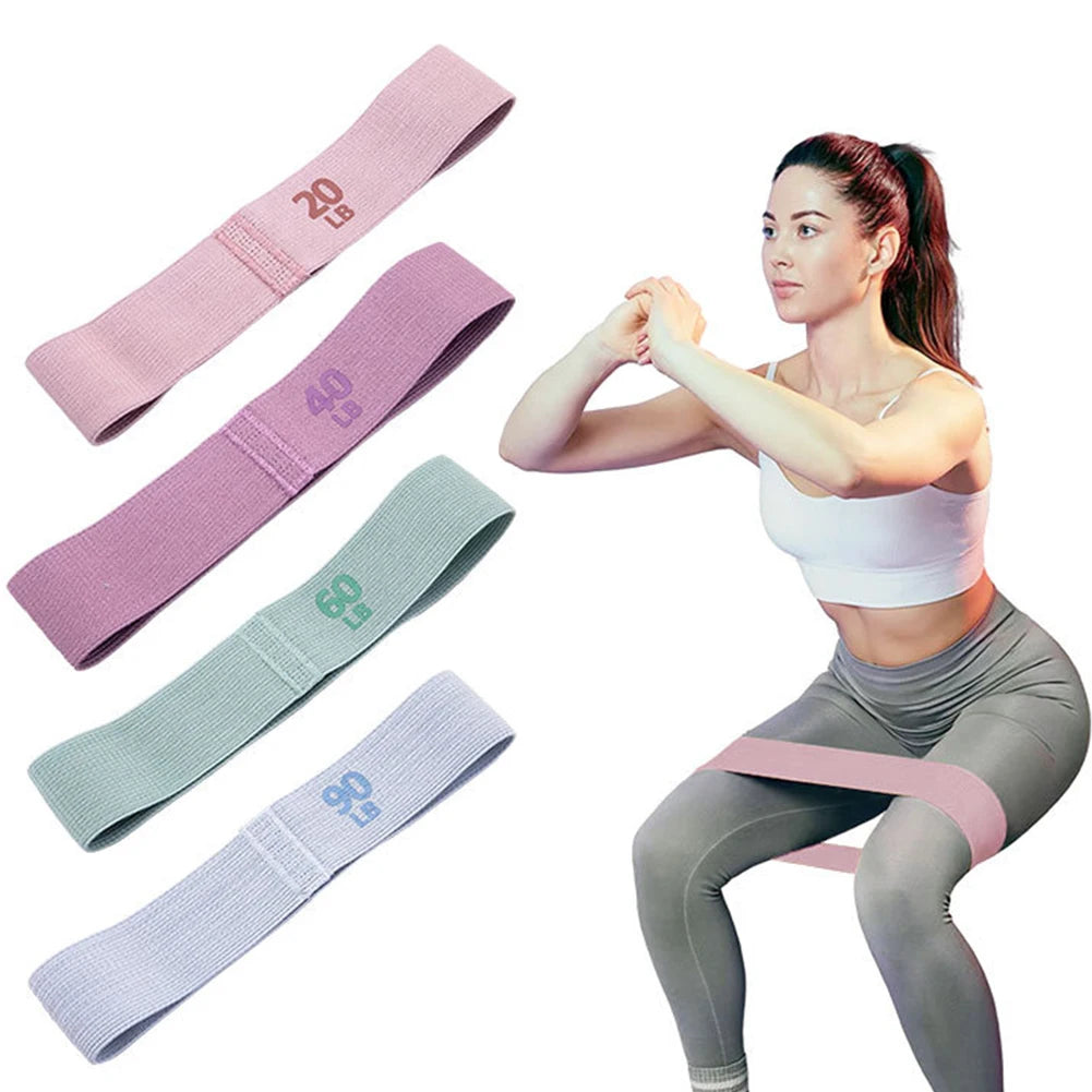 Hip Resistance Bands Portable Glute Thigh Elastic Bands