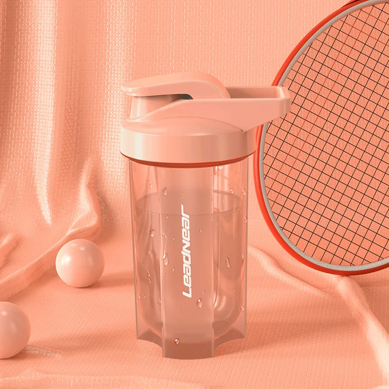 500ML Leak Proof Sport Shaker Bottle for Gym Use
