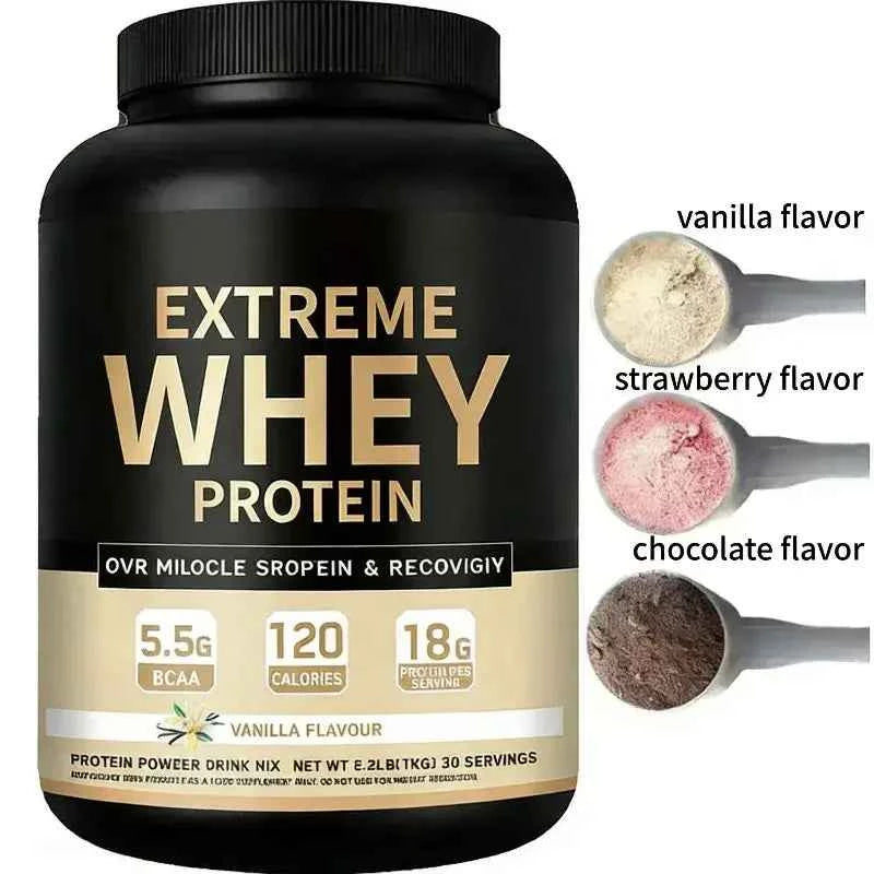 Whey Protein Powder Vanilla Flavor for Muscle Growth vanilla