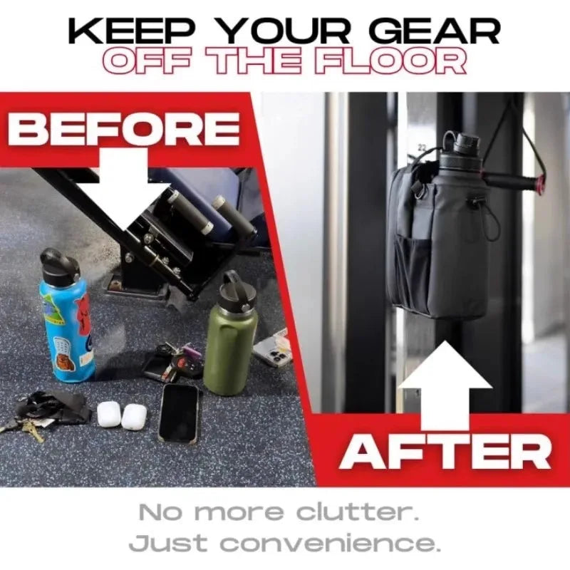 Large Capacity Magnetic Gym Bag with Phone Pocket