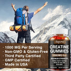 Creatine Monohydrate Gummies 60pcs for Muscle Growth