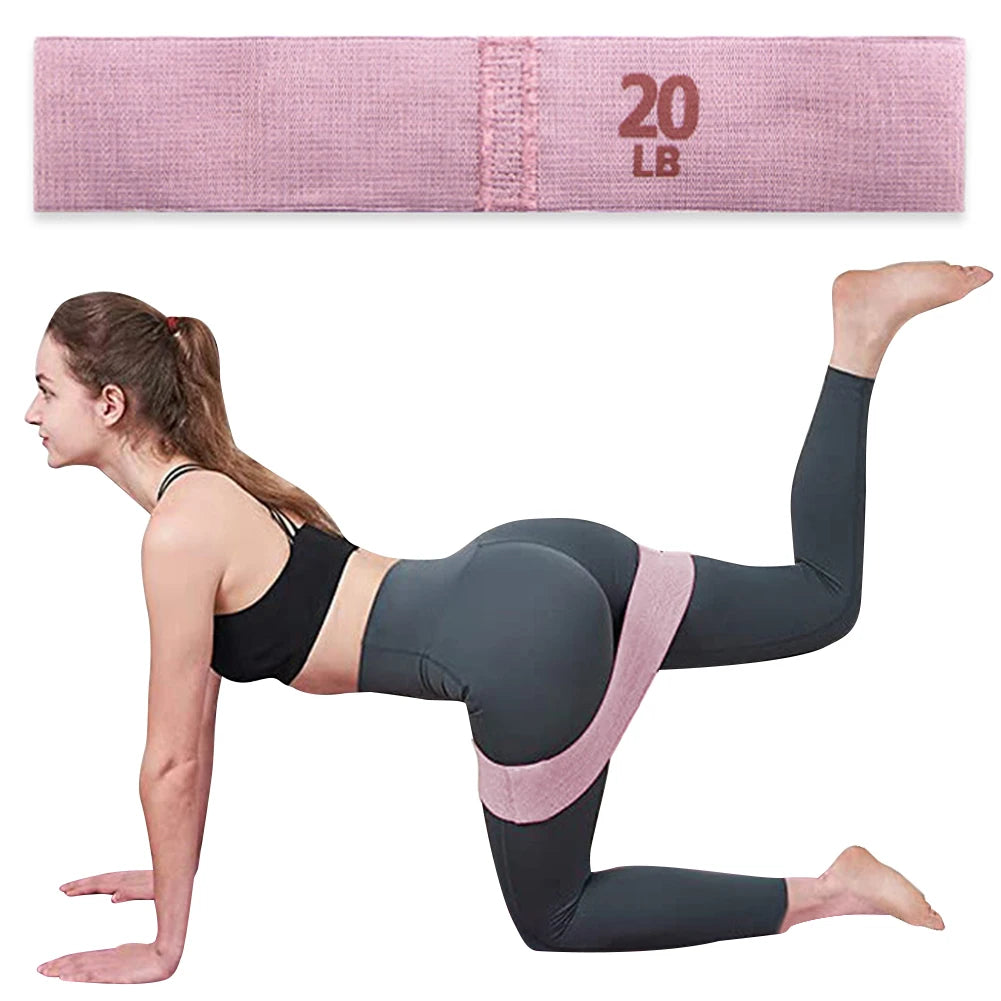 Hip Resistance Bands Portable Glute Thigh Elastic Bands