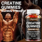 Creatine Monohydrate Gummies 60pcs for Muscle Growth