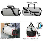 Nylon Large Gym Bag for Fitness and Travel