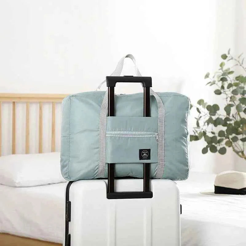 Foldable Nylon Travel Duffel Bag for Women and Girls
