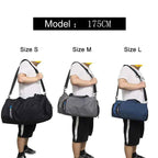 Nylon Large Gym Bag for Fitness and Travel