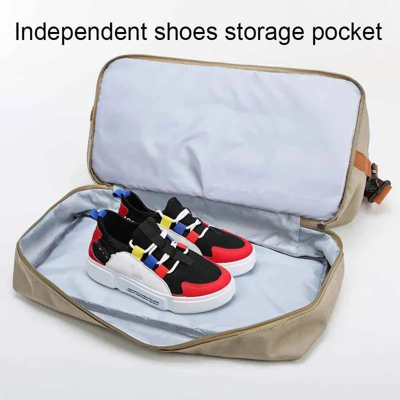 Nylon Travel Gym Bag Portable Fitness Duffle Bag