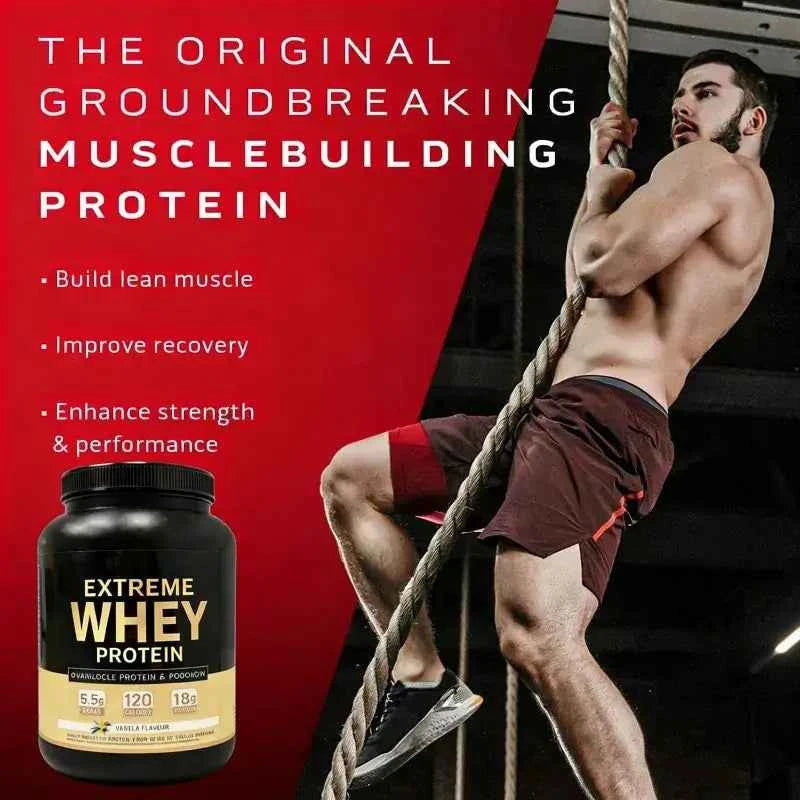 Whey Protein Powder Vanilla Flavor for Muscle Growth vanilla