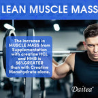 Daitea Creatine Monohydrate 3000 mg Supplement