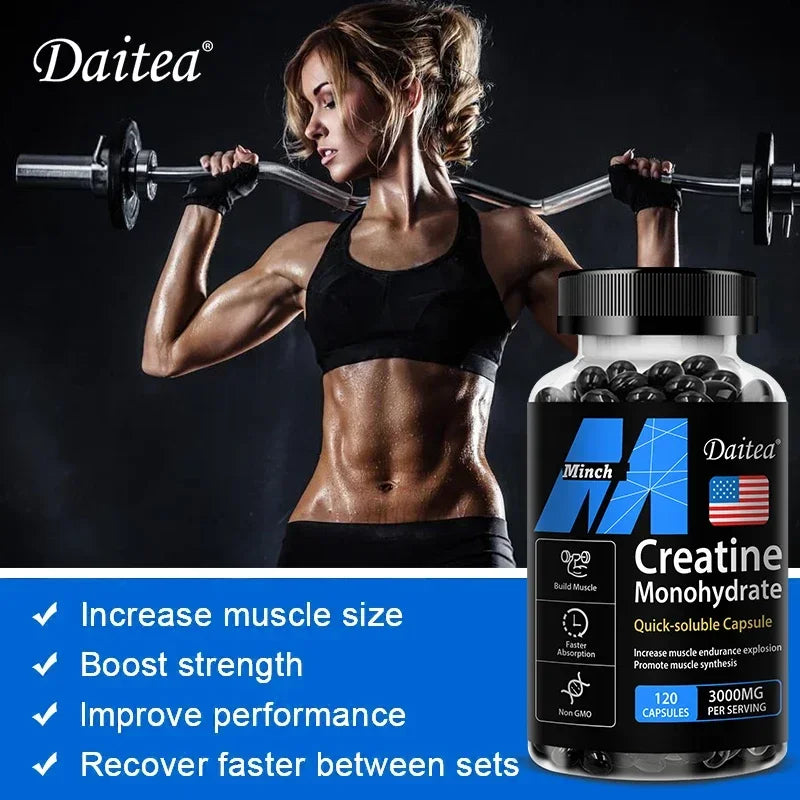 Daitea Creatine Monohydrate 3000 mg Supplement