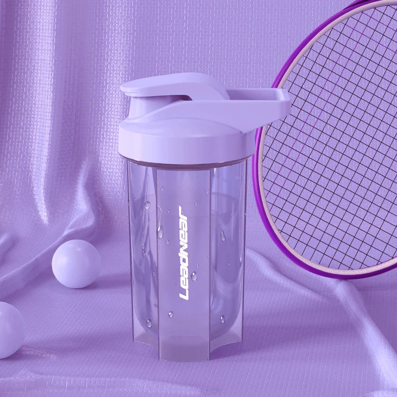 500ML Leak Proof Sport Shaker Bottle for Gym Use