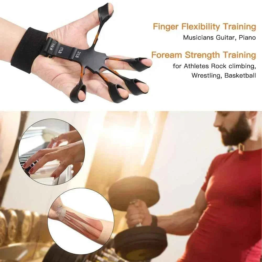 Guitar Finger Trainer Silicone Grip Strengthener