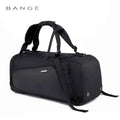 OZUKO Waterproof Canvas Gym Bag for Men Black Grey
