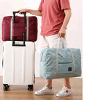 Foldable Nylon Travel Duffel Bag for Women and Girls