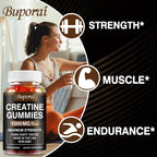 Creatine Monohydrate Gummies 60pcs for Muscle Growth