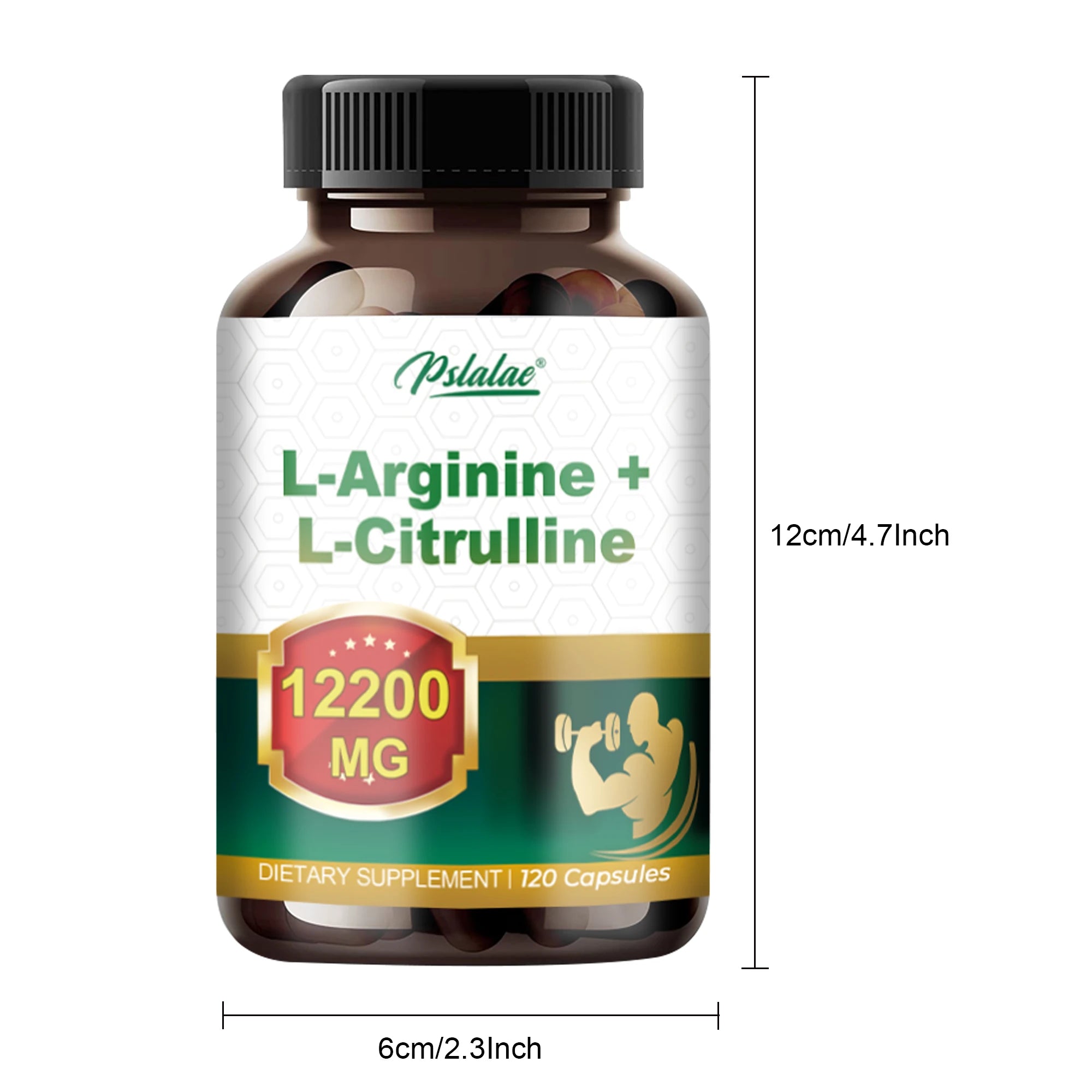 Creatine Monohydrate Capsules for Muscle Growth 120 Count